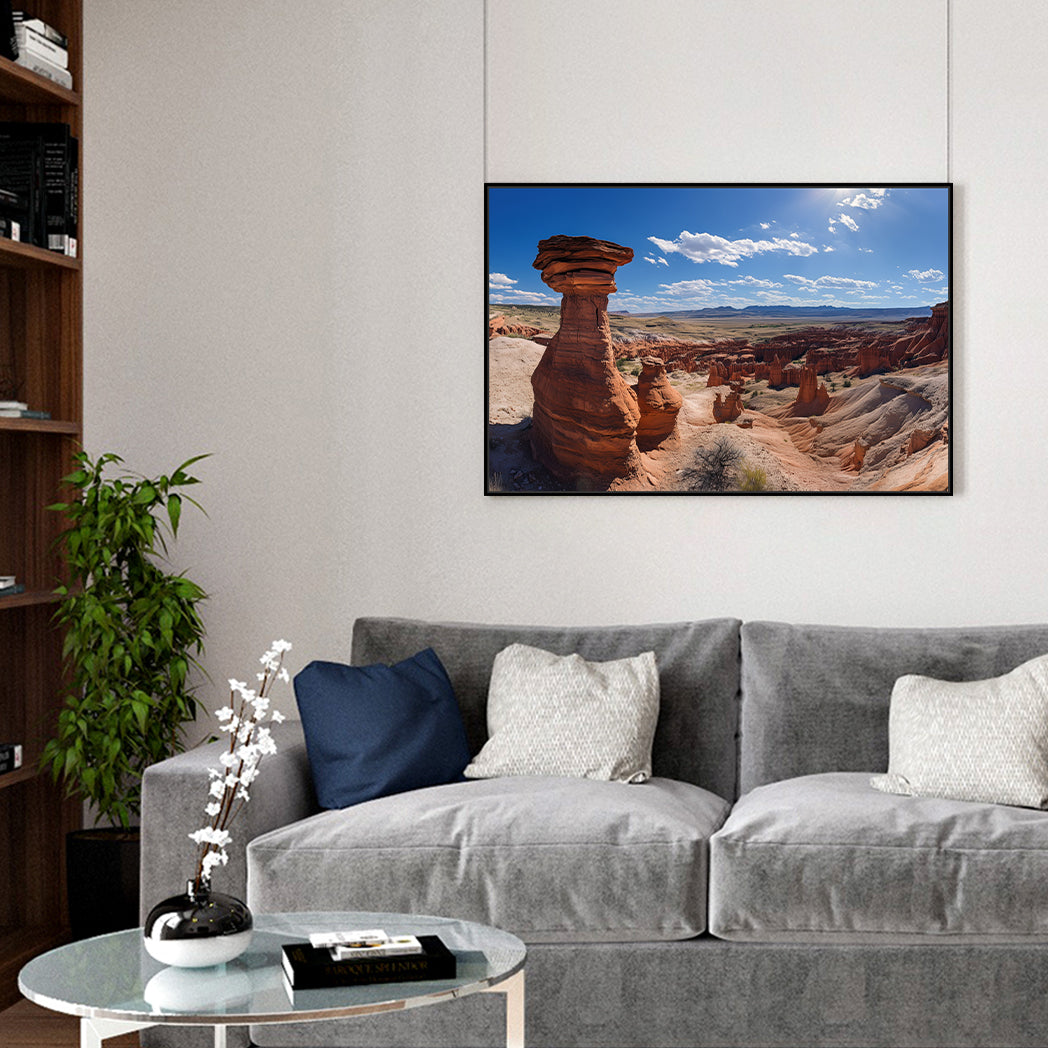 Majestic Desert Landscape Canvas Wall Art