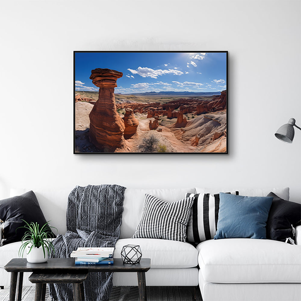 Majestic Desert Landscape Canvas Wall Art