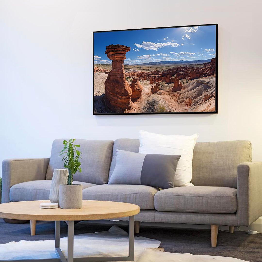 Majestic Desert Landscape Canvas Wall Art