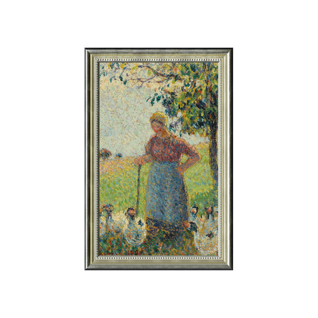 The Goose Keeper By Camille Pissarro