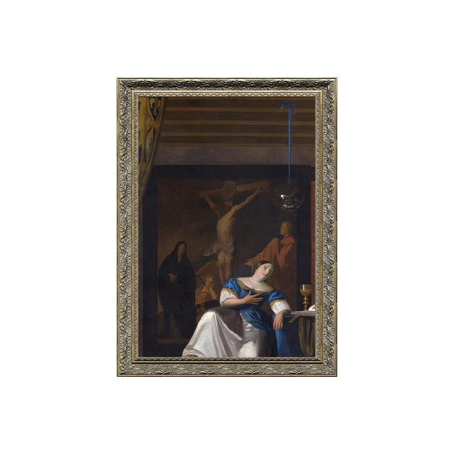 The Allegory Of Faith By Johannes Vermeer