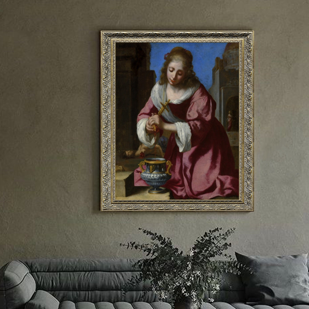 The Allegory Of Catholic Faith By Johannes Vermeer