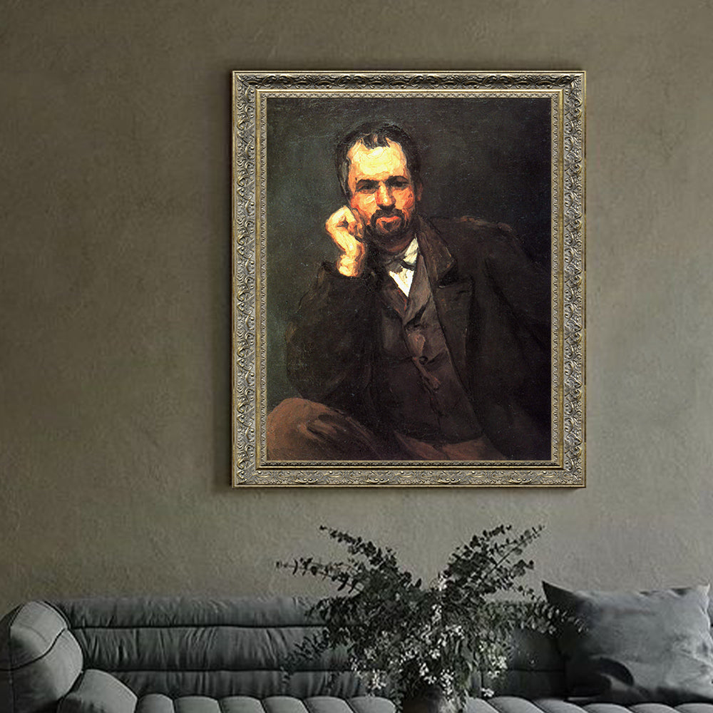 Portrait Of A Man By  Paul Cézanne