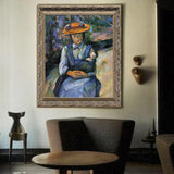 Little Girl With A Doll By Paul Cézanne