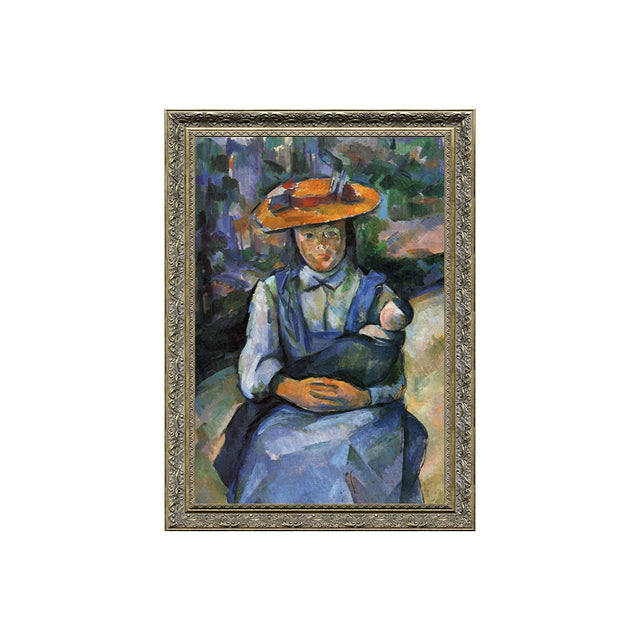 Little Girl With A Doll By Paul Cézanne