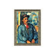 Peasant In A Blue Smock By Paul Cezanne