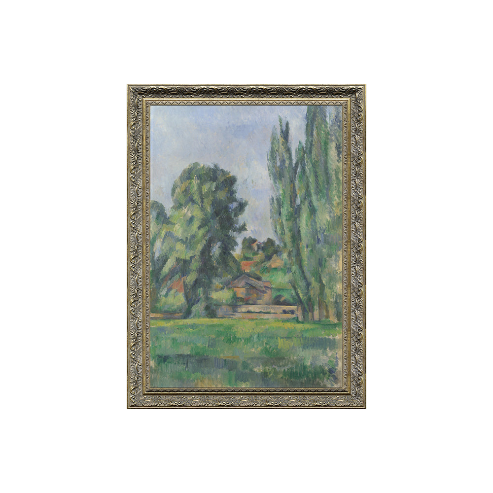 Landscape With Poplars By Paul Cézanne