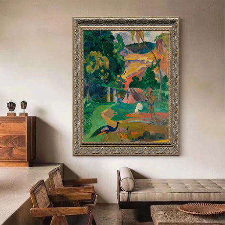 "Landscape With Peacocks (Death)" (Also Known As "Metamoe") By Paul Gauguin