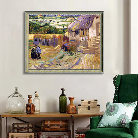 Rustic Cottage Canvas Wall Art - A Timeless Masterpiece for Your Space