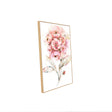 Elegant Pink Floral Watercolor Canvas Wall Art – Blooming Botanical Beauty