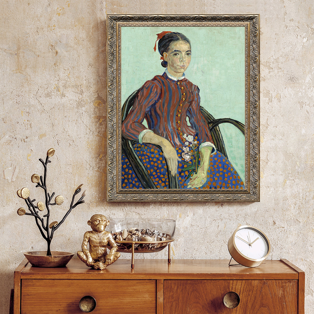 Vintage-Inspired Portrait Wall Art - Print or Hand-Painted Options