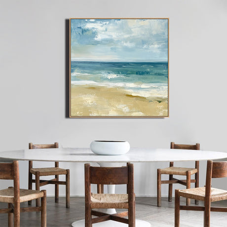 Coastal Serenity: Ocean View Canvas Wall Art