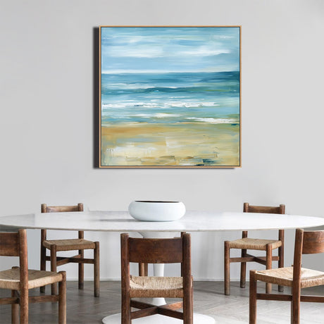 Tranquil Waves: Ocean Bliss Canvas Wall Art