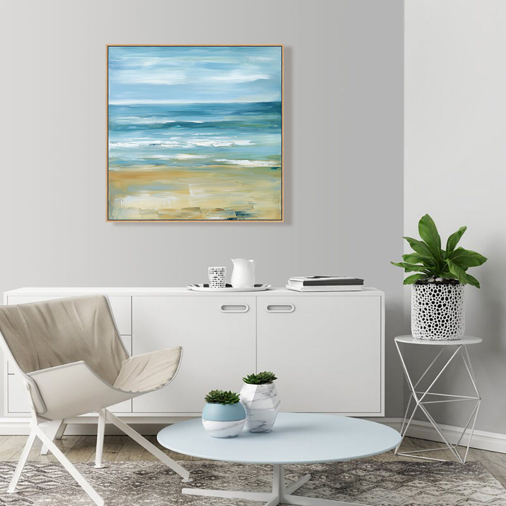 Tranquil Waves: Ocean Bliss Canvas Wall Art