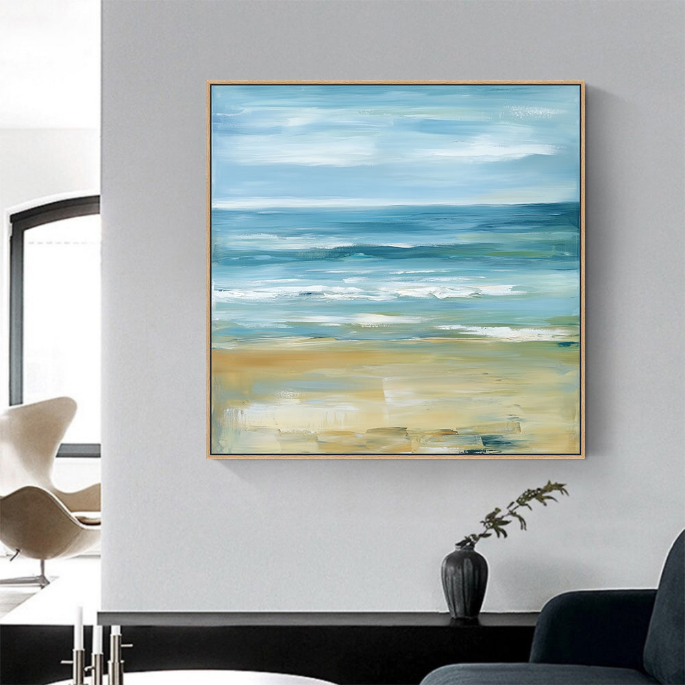 Tranquil Waves: Ocean Bliss Canvas Wall Art