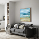 Tranquil Waves: Ocean Bliss Canvas Wall Art