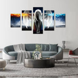 Guardian Angel Wings Canvas Wall Art