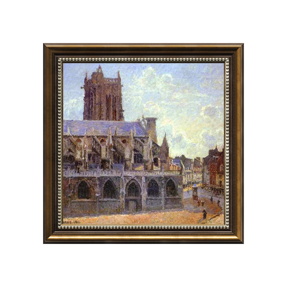 The Church Of St. Jacques, Dieppe By Camille Pissarro