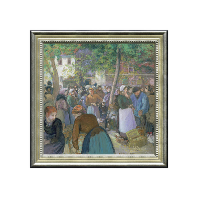 The Poultry Market At Gisors By Camille Pissarro