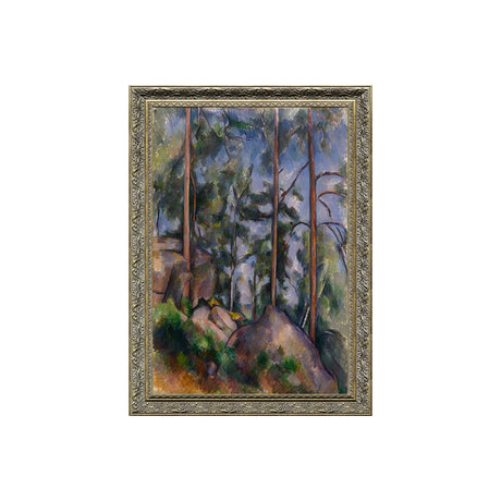 Pines And Rocks (Fontainebleau) By Paul Cézanne