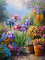 "Floral Serenity" Canvas Wall Art