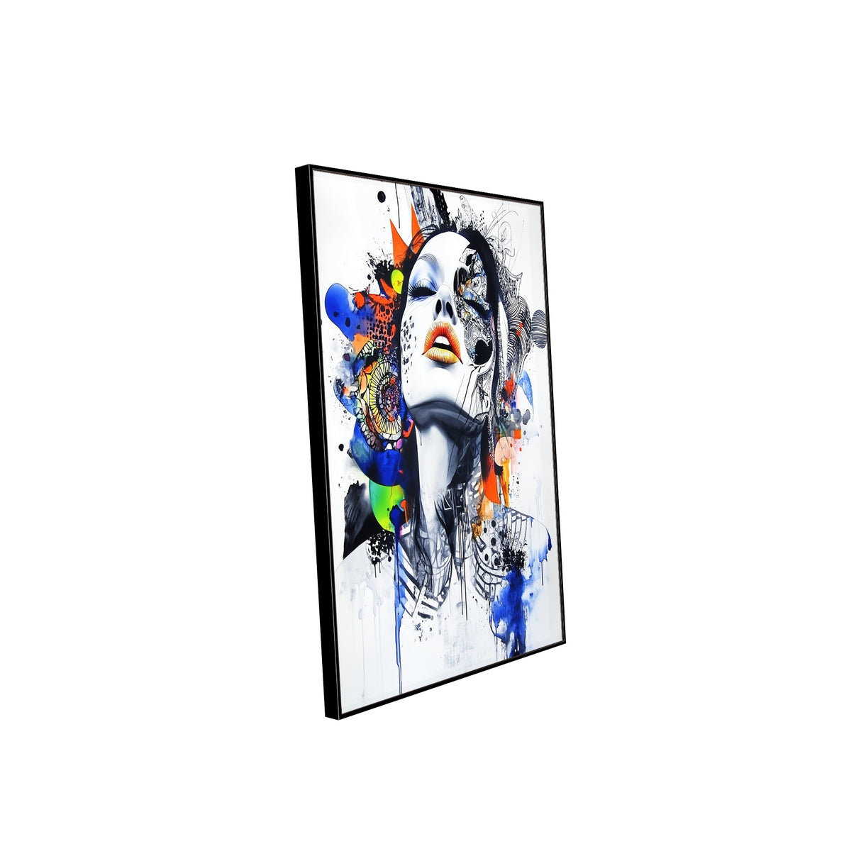 Vivid Expressions: Modern Portrait Canvas Wall Art