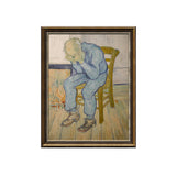 Sorrow Of An Old Man - Inspired By Vincent Van Gogh Canvas Wall Art