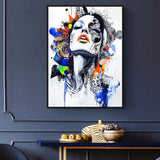 Vivid Expressions: Modern Portrait Canvas Wall Art