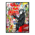 Banksy Graffiti Follow Your Dreams Canvas Wall Art