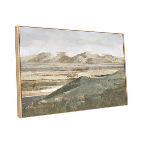 Rustic Mountain Serenity Canvas Wall Art