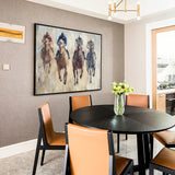 Dynamic Horse Racing Canvas Wall Art