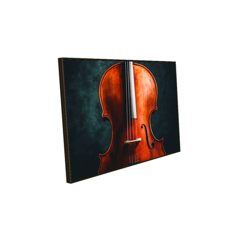 Classic Violin Close-Up-Canvas Wall Art