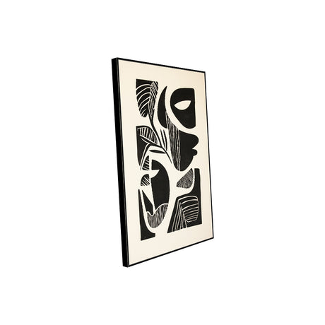 Modern  Black and White Canvas Wall Art