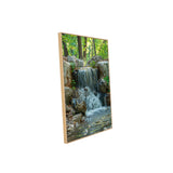 Tranquil Forest Waterfall Canvas Wall Art