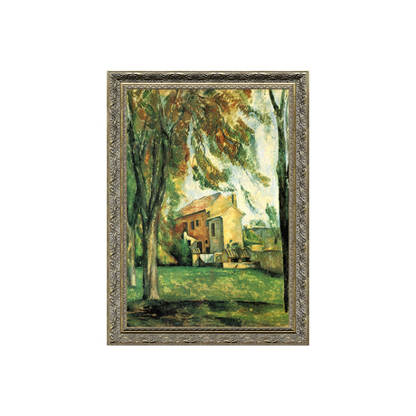 Farmhouse And Chestnut Trees At Jas De Bouffan By Paul Cézanne