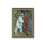 Pierrot And Harlequin By Paul Cézanne