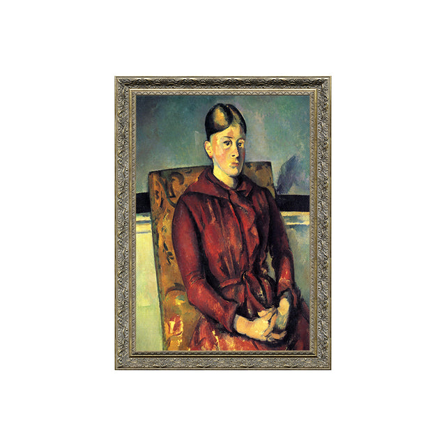 Madame Cézanne In A Yellow Chair By Paul Cézanne