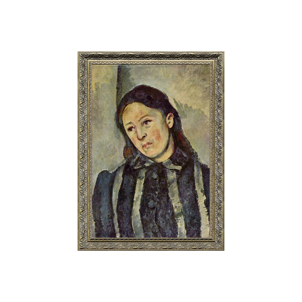 Madame Cézanne with Loosened Hair By Paul Cézanne