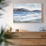 Serene Ocean Horizon Canvas Wall Art