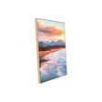 Serene Coastal Sunset Canvas Wall Art