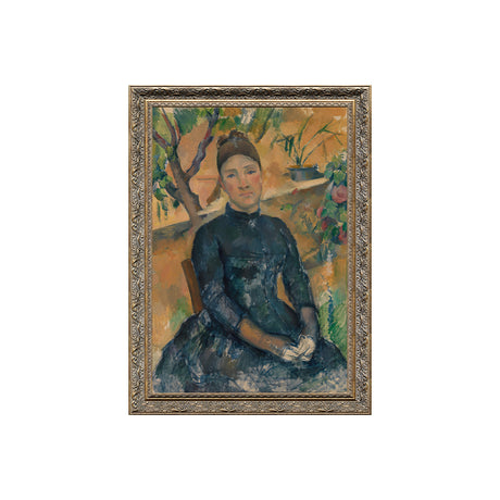 "Madame Cézanne In The Conservatory" By Paul Cézanne