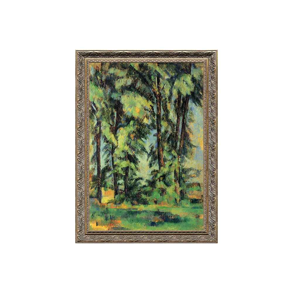 Les Grands Arbres au Jas de Bouffan By  Paul Cézanne