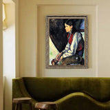 "The Boy in the Red Vest" By Paul Cézanne