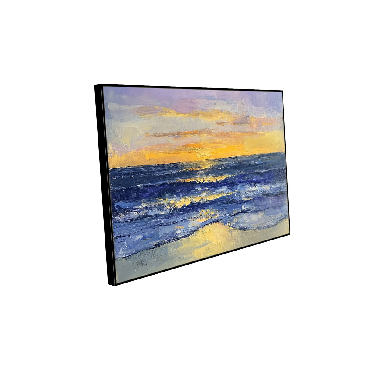 Serene Ocean Sunset Canvas Wall Art