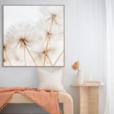 Dandelion Elegance Close-Up-Canvas Wall Art