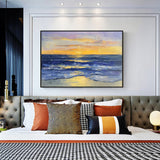 Serene Ocean Sunset Canvas Wall Art