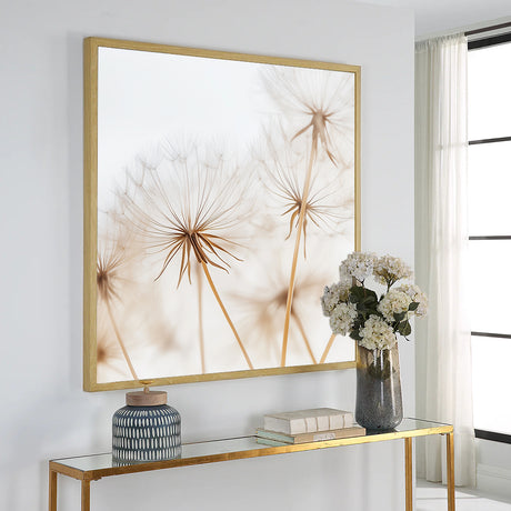 Dandelion Elegance Close-Up-Canvas Wall Art