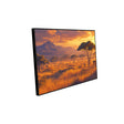 Golden Savanna Sunset Canvas Wall Art