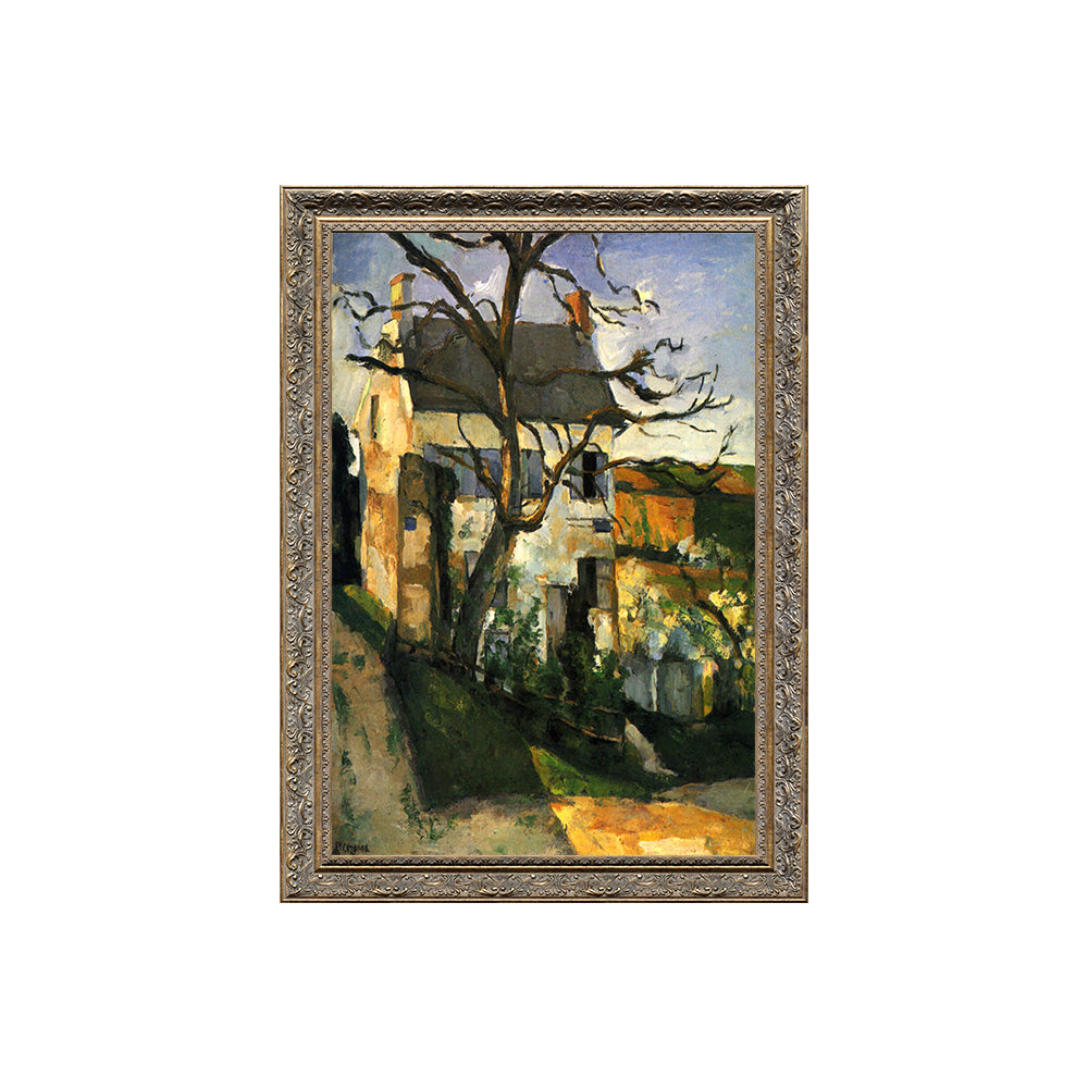 La Maison Rondest, Quartier De l'Hermitage, Pontoise" By Paul Cézanne