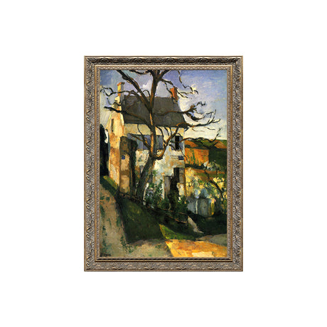 La Maison Rondest, Quartier De l'Hermitage, Pontoise" By Paul Cézanne